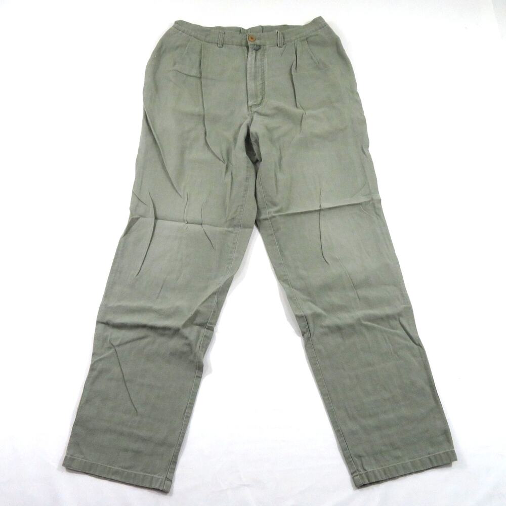 Patagonia Cotton Pants Vintage Tagged Sz 38 Meas 34x35 Grayish Greenish Color